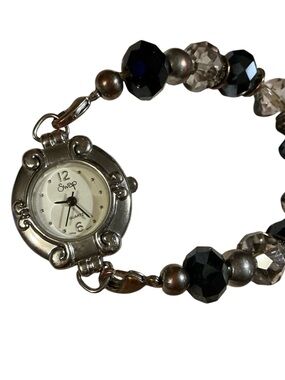 Vintage Swap Beaded Bracelet Watch